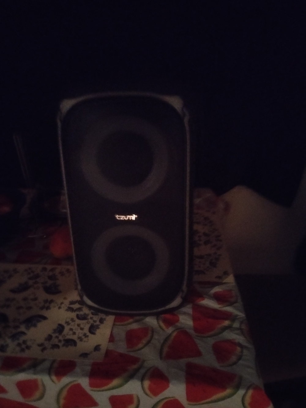 ibex Black Portable Bluetooth Speaker with Dual Drivers